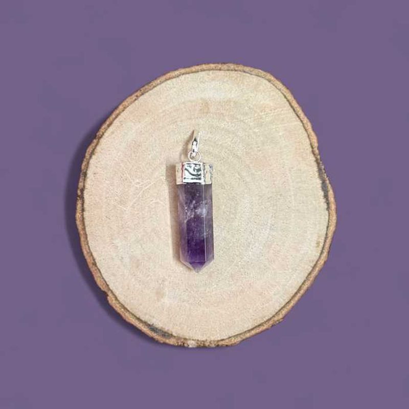 Amethyst Crystal Pendant