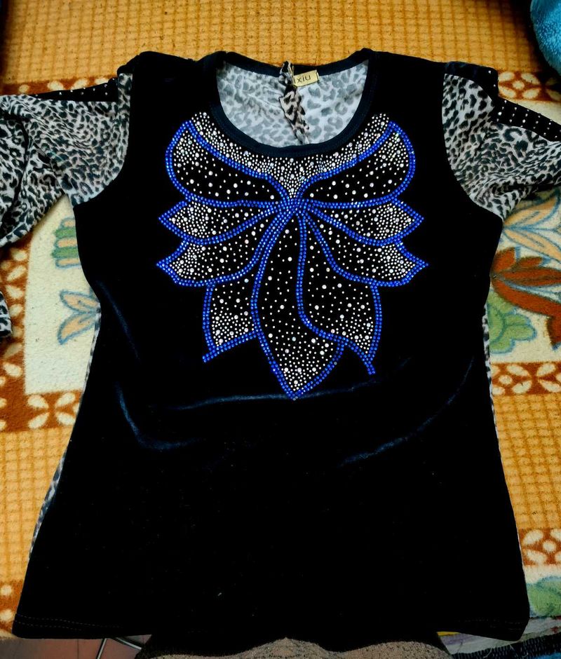 Velvet Mid Night Black Top