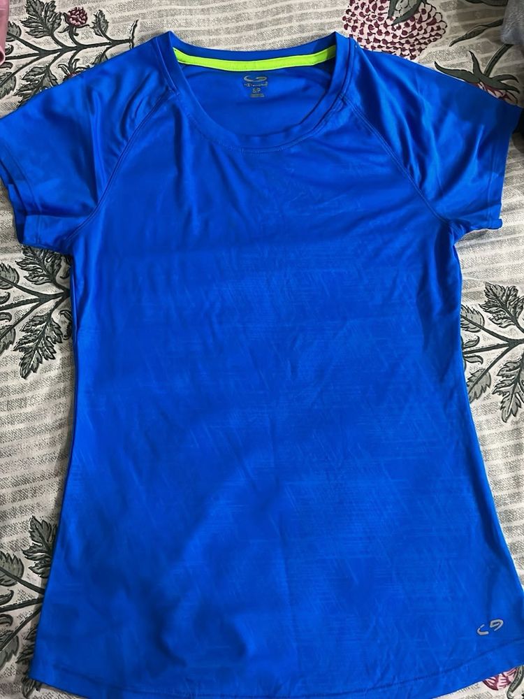 Vibrant Blue Champion Athletic T-Shirt
