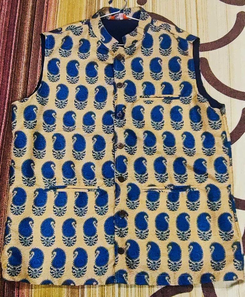 Paisley Print Nehru Jacket
