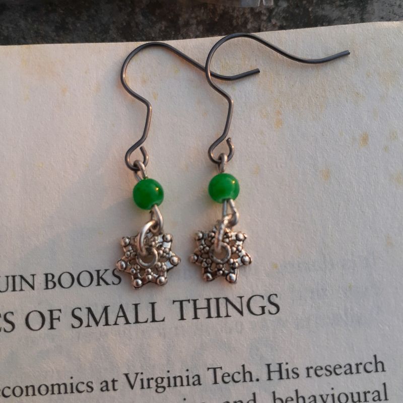 Earrings beaded