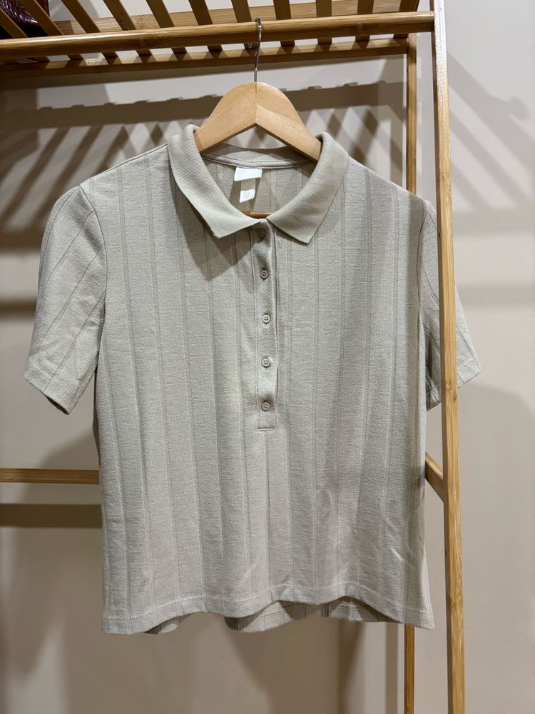 H&amp;M Classic Striped Polo Shirt