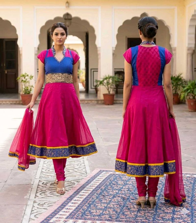 New Elegant Anarkali Kurta Set