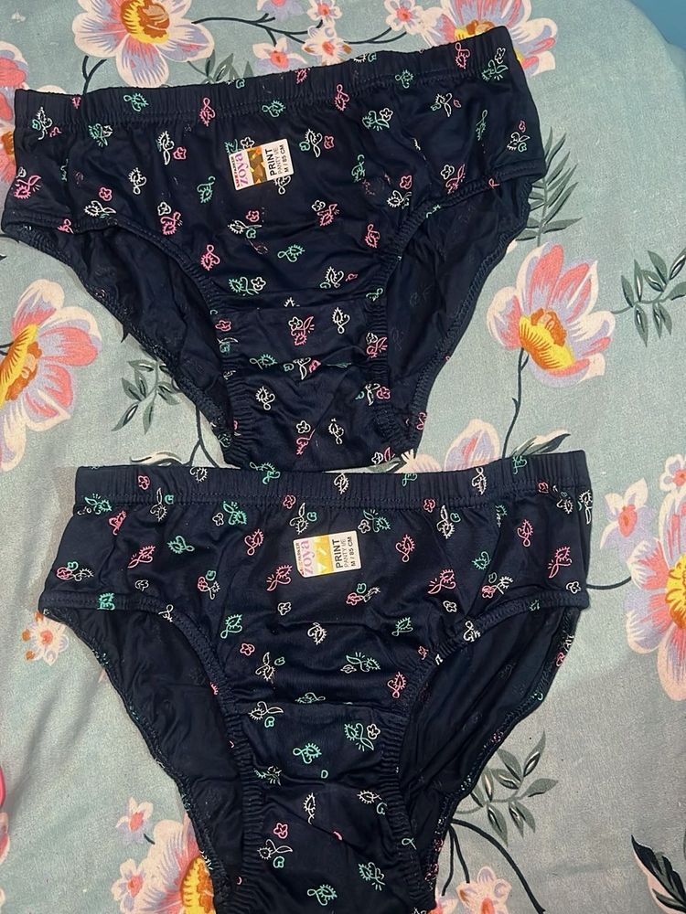 Pack of 2 Women's Printed Briefs