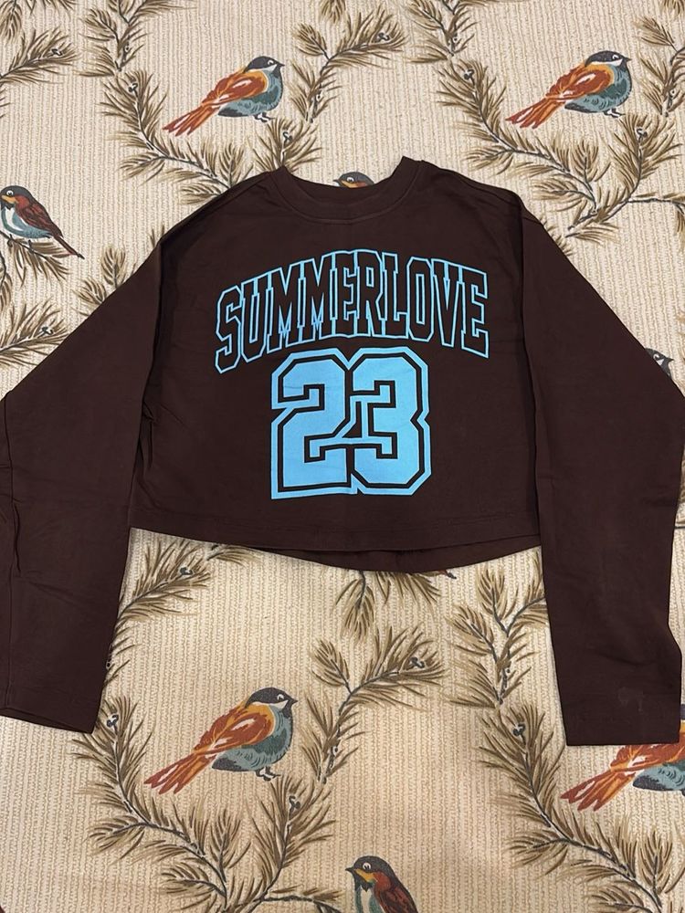 Summerlove Cropped Long Sleeve Tee