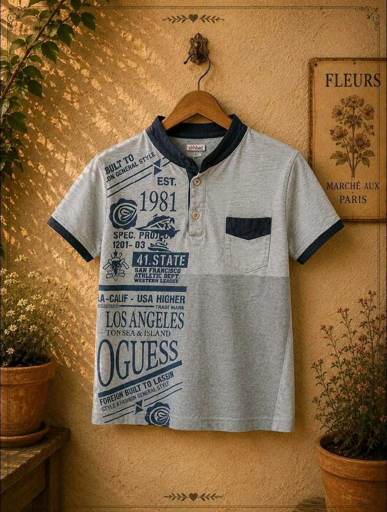 Shiba Star Kids Casuals Polo T-Shirt | 100% Cotton