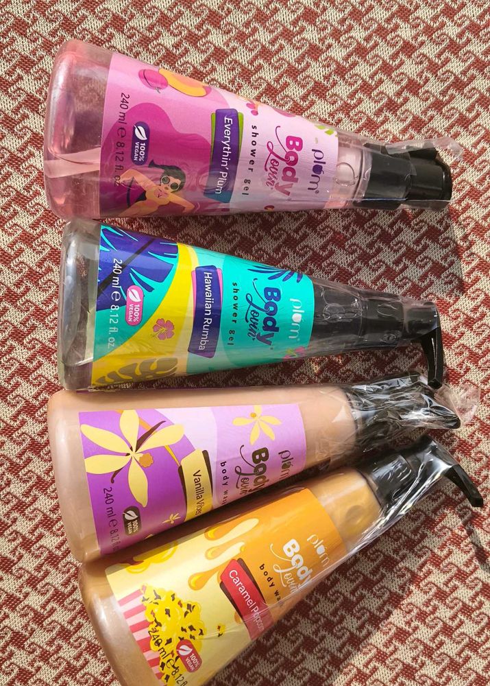 Plum Body Shower Gels (Set of 4)