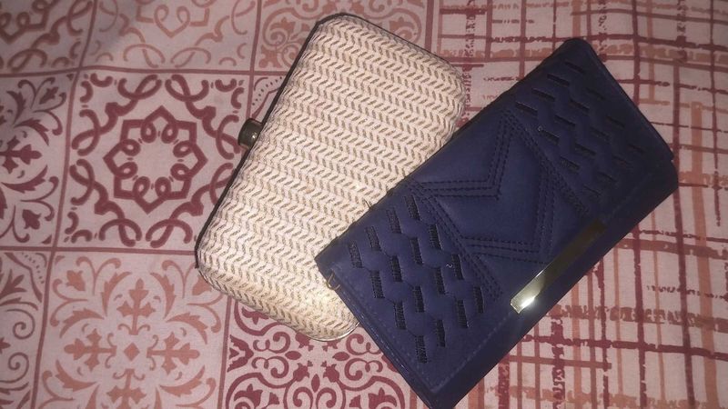 Stylish Clutch and Wallet Set