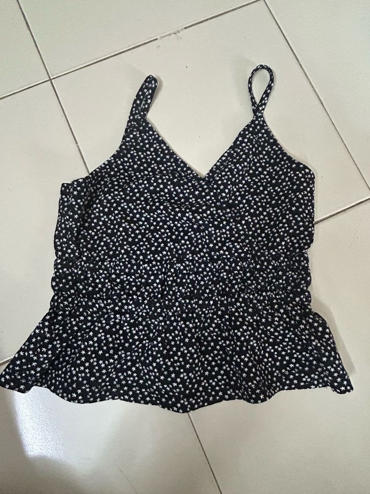 Chic Floral Print Cami Top