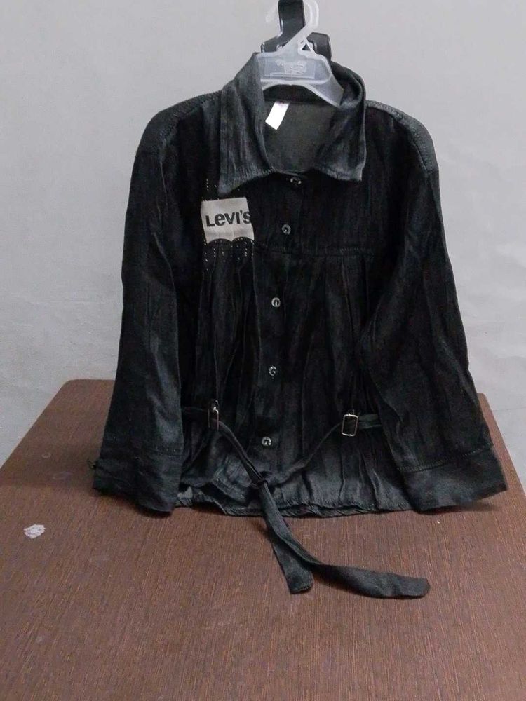 Levi's Black Denim Top
