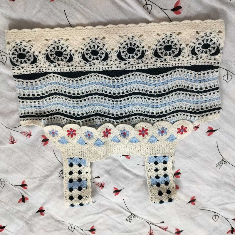 Boho Crochet Crop Top
