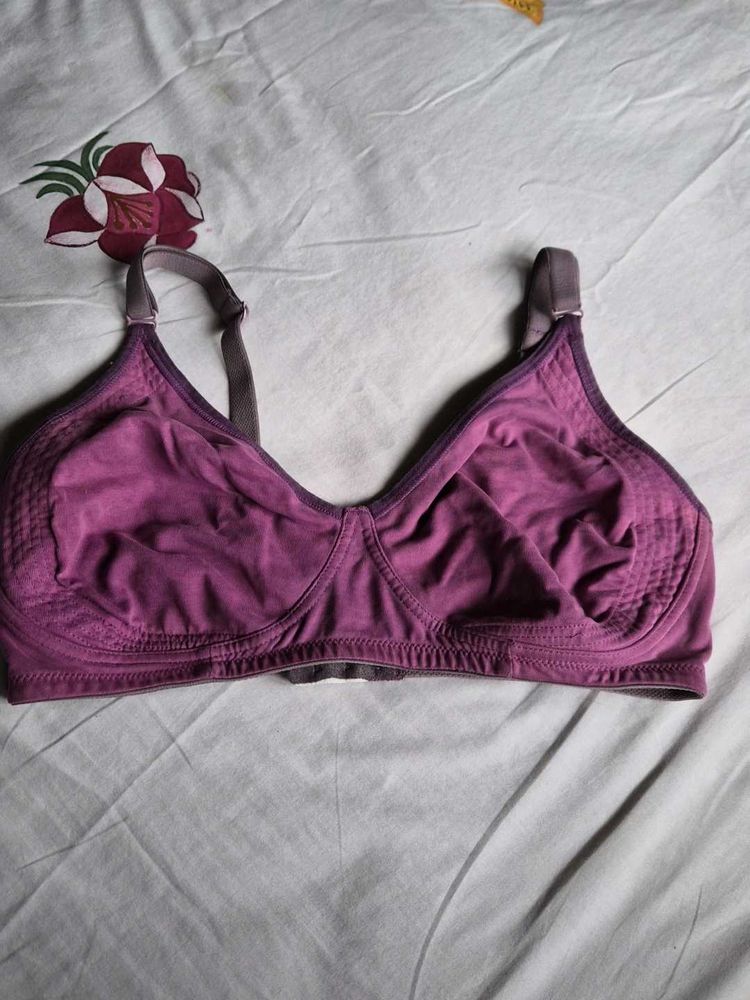 36D Comfortable Purple Bra