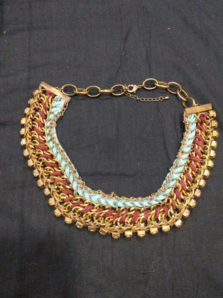 Chunky Multi-Chain Statement Necklace
