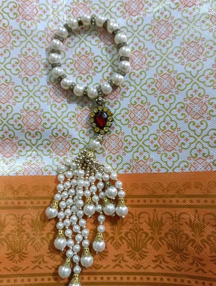 Pearl Beaded Bangle