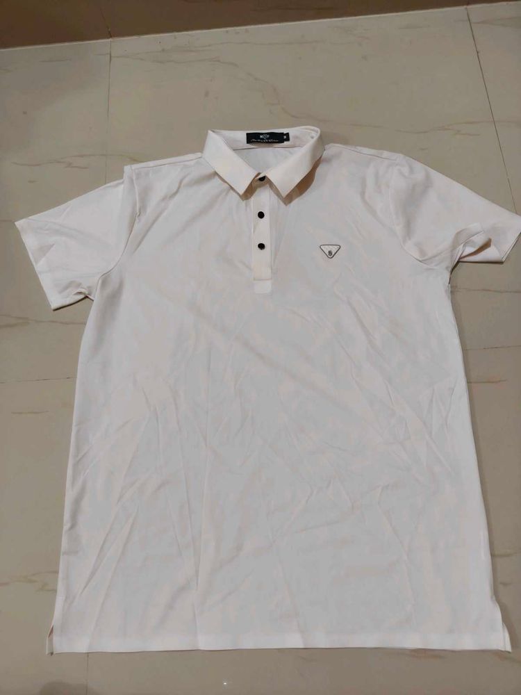 Classic White Polo Shirt