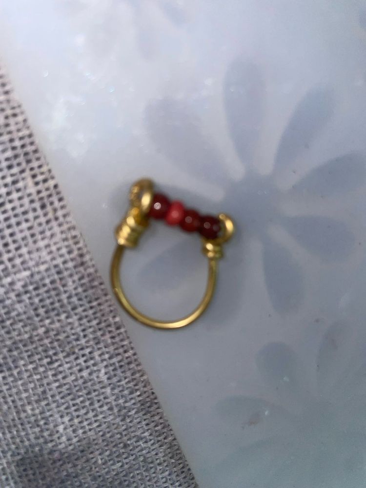 Set of 2 Handmade Beaded Rings-Boho Minimal Stac