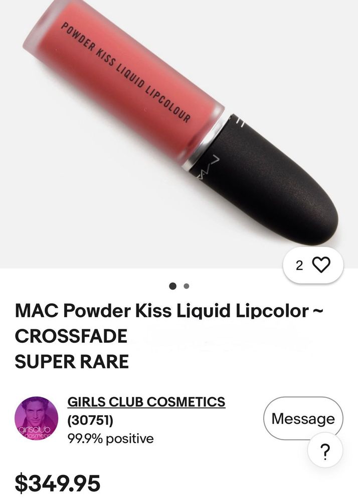 MAC Powder Kiss Liquid Lipcolor- Crossfade