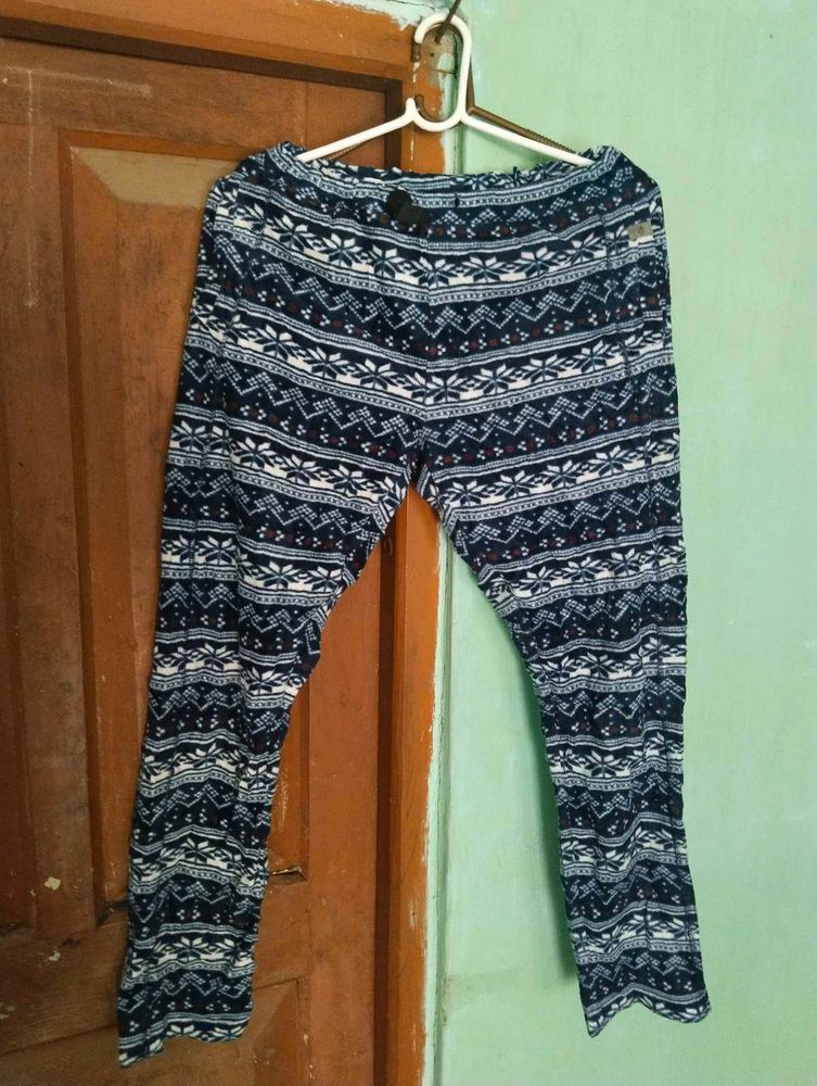 length 36,Cozy Printed Pajama Pants