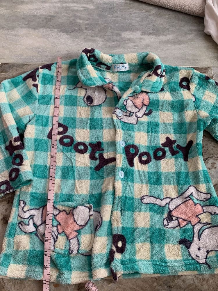 Cozy Cartoon Pajama Set