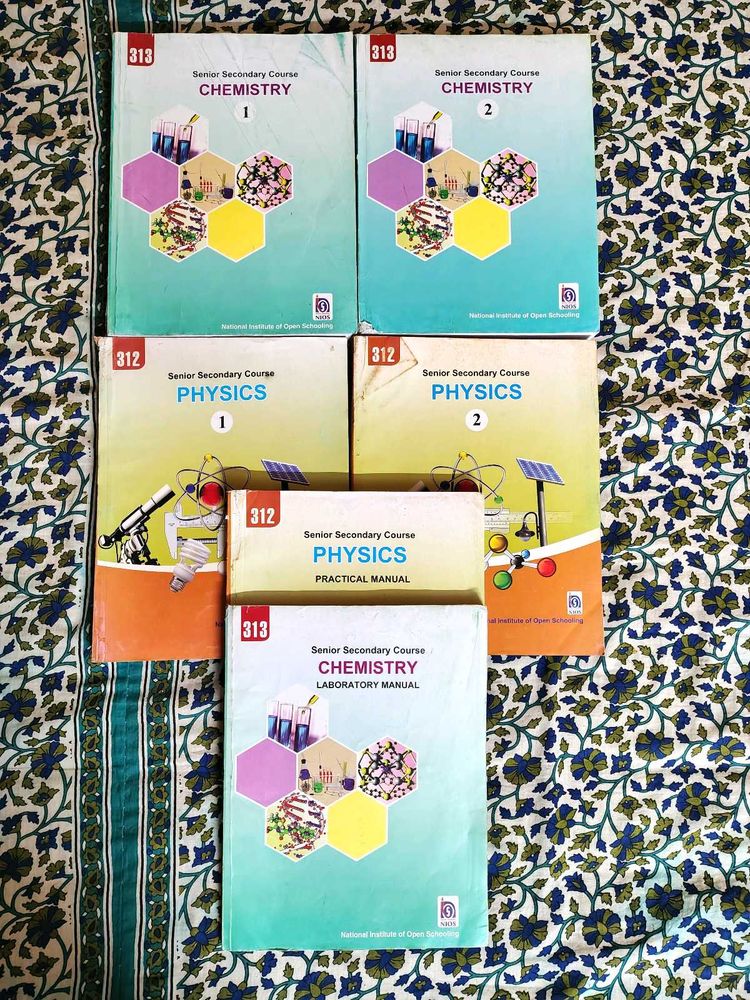 NIOS Chemistry &amp; Physics Text Books (Part1,2)