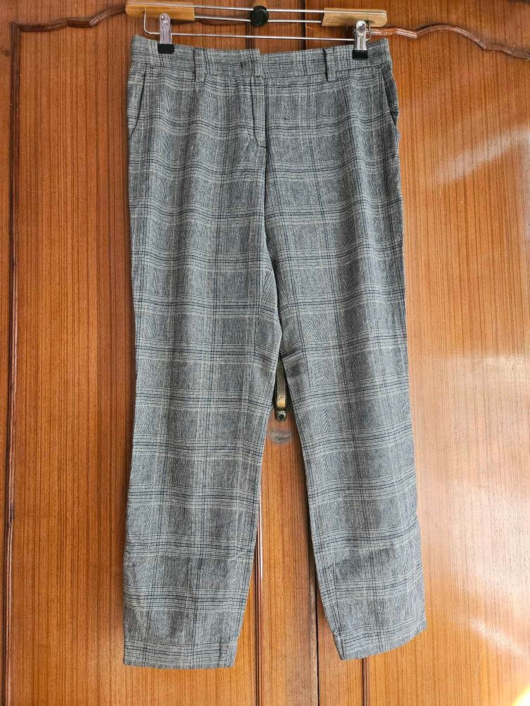 Imported Vintage Checked Trouser