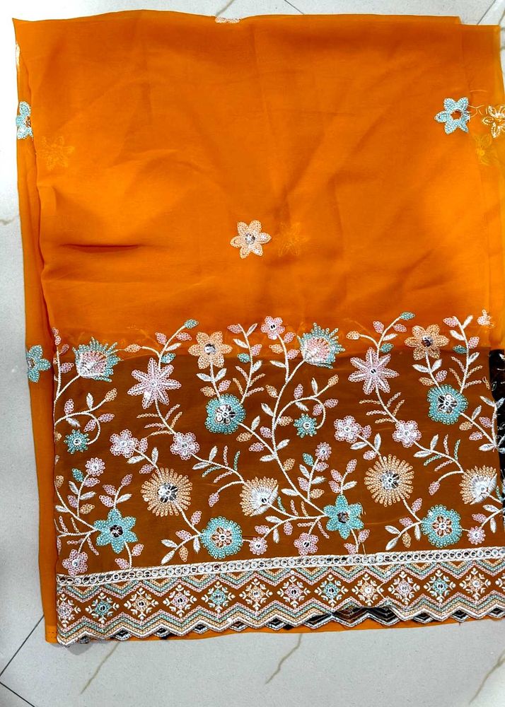 Work Unstitched Blouse Piece