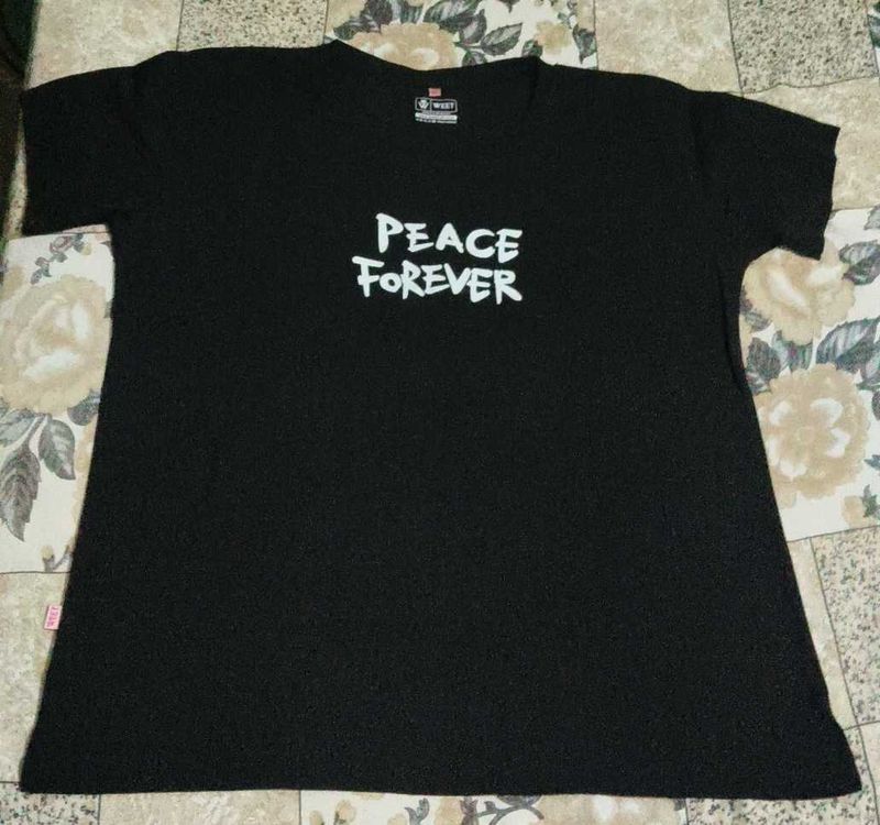 BRAND NEW CONDITION WEET Peace Forever Black T-Shi