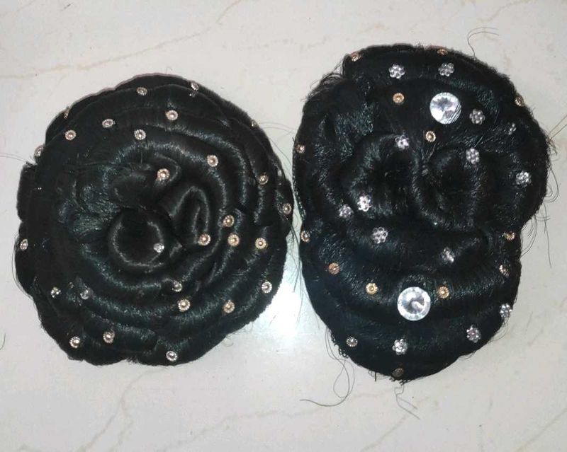 Sparkling Hair Bun Maker Set