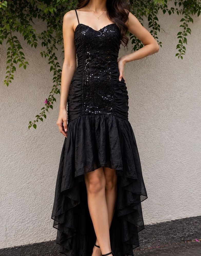 Sparkling Black Cocktail Dress