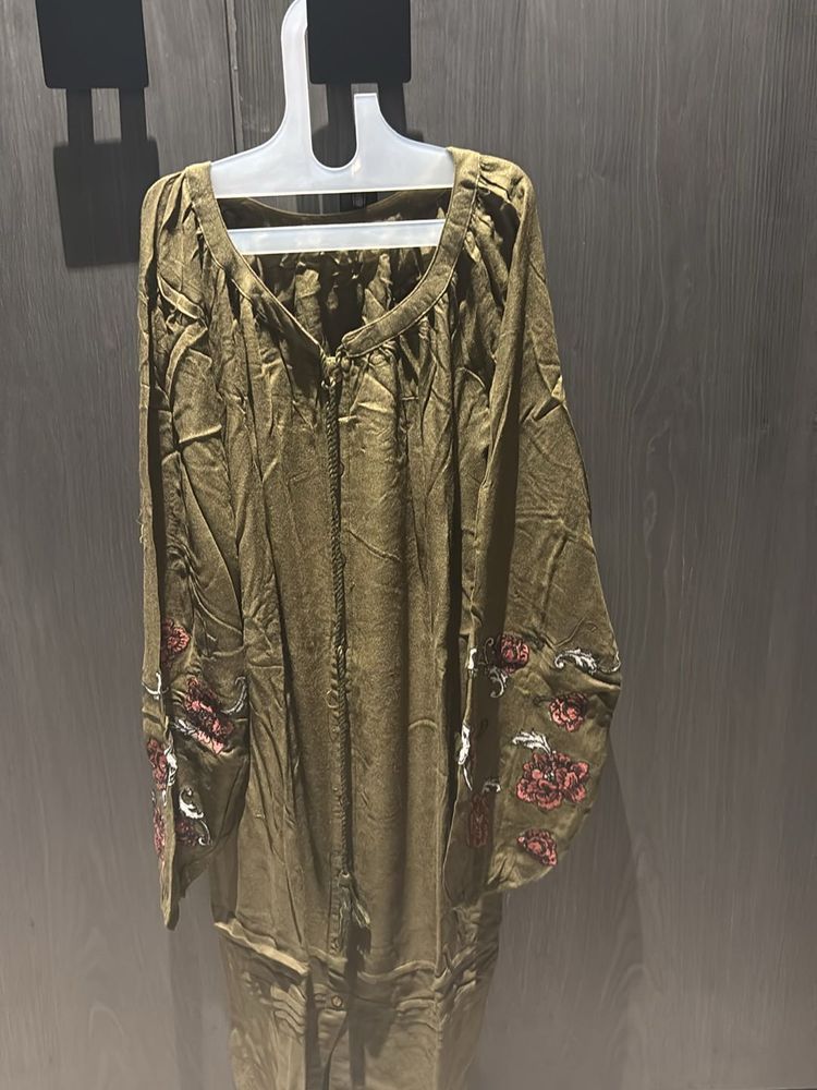 Olive Short Kurta