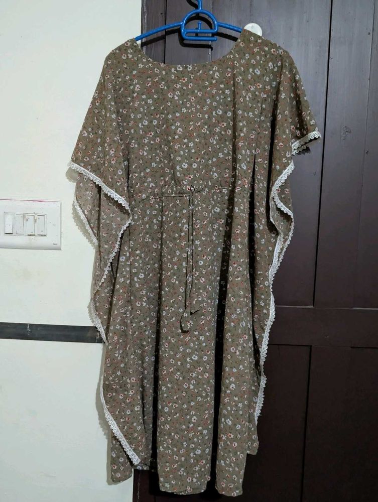 Floral Kaftan Kurta