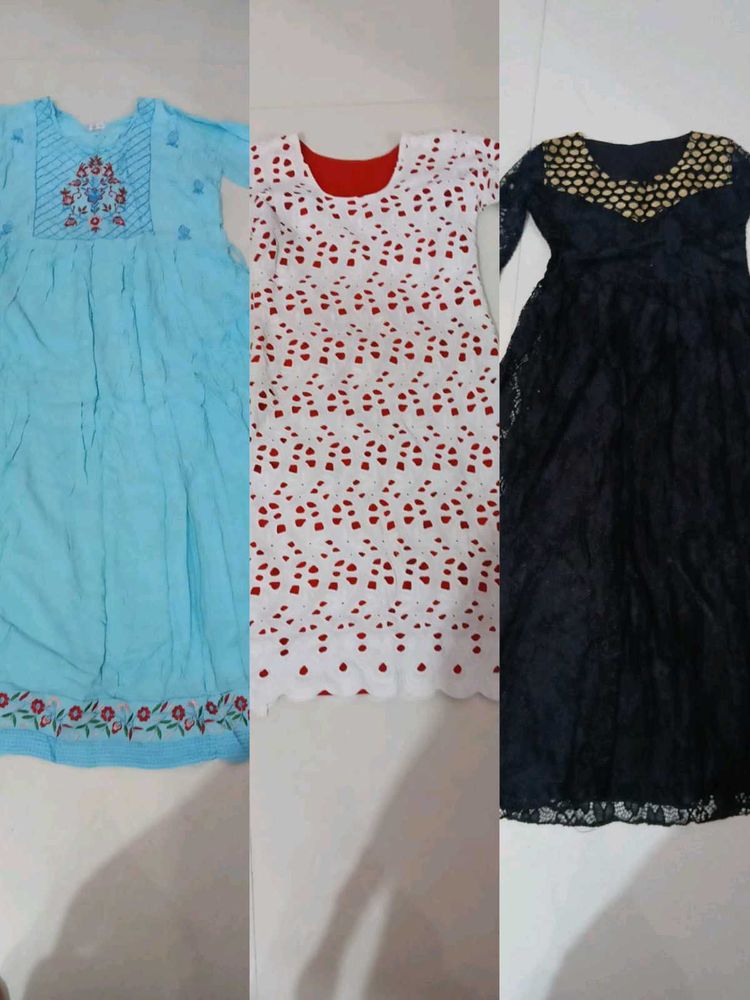 Set of 3 Women's Kurtas