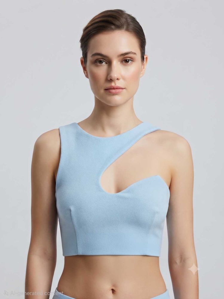 Stylish Cut-Out Crop Top