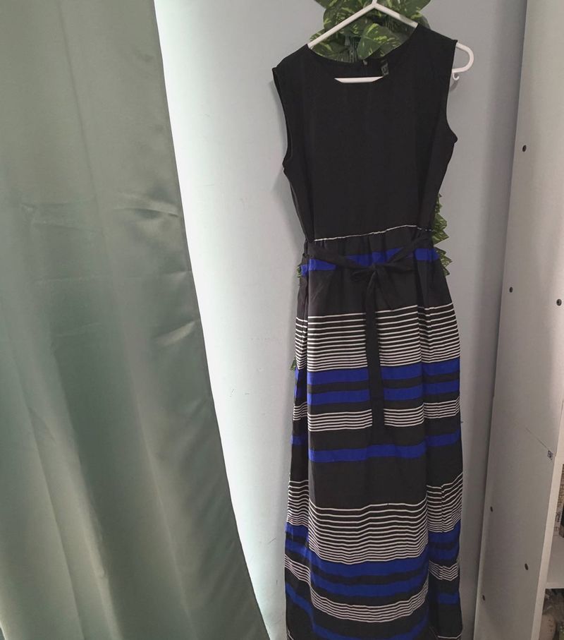 Chic Striped Maxi Dress