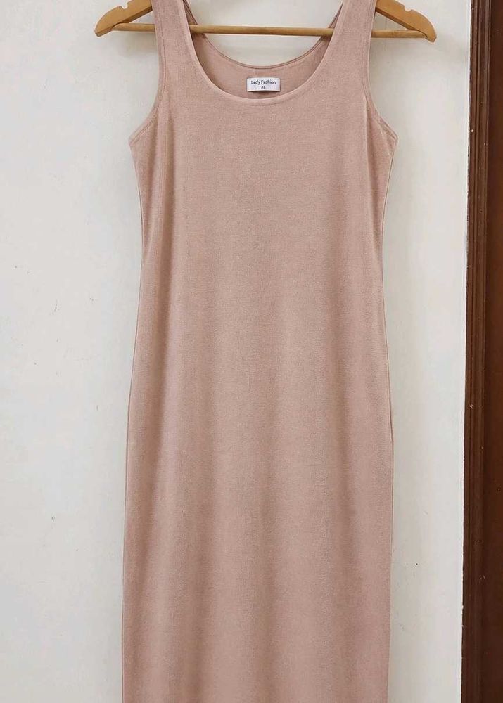 Casual Sleeveless Midi Dress