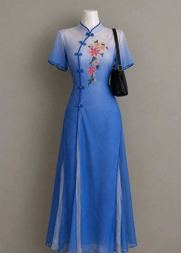 Chinese style woman freesize dress