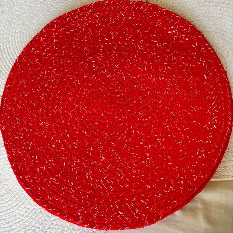 Red Braided Placemat