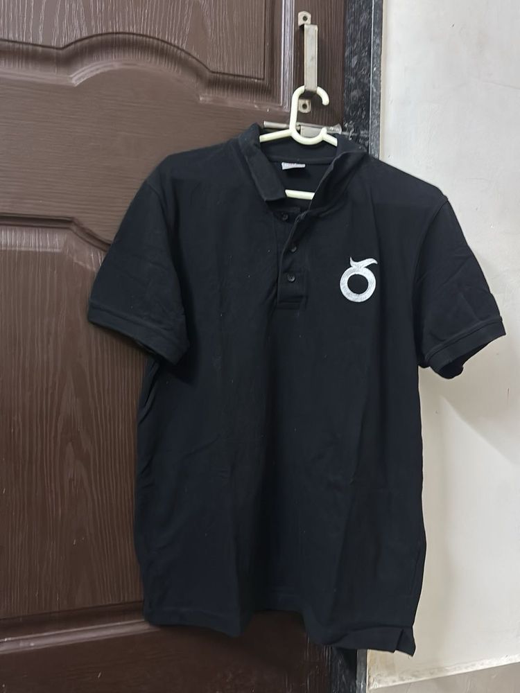 Men's Black Polo T-Shirt