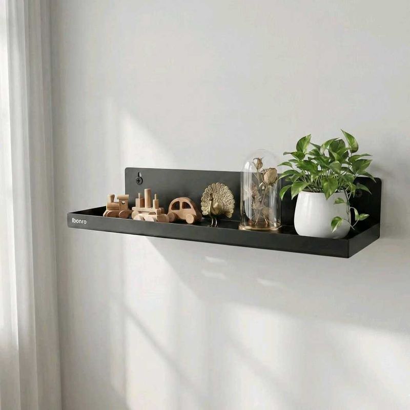 iron Wall Shelf | Laser Cut Metal Mounte