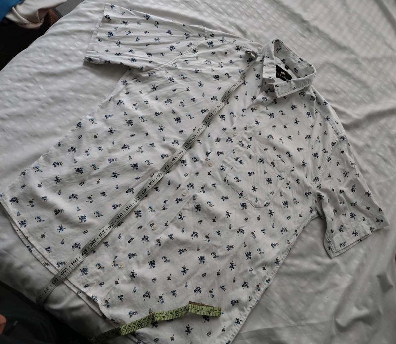 Floral Print Short Sleeve Shirt
