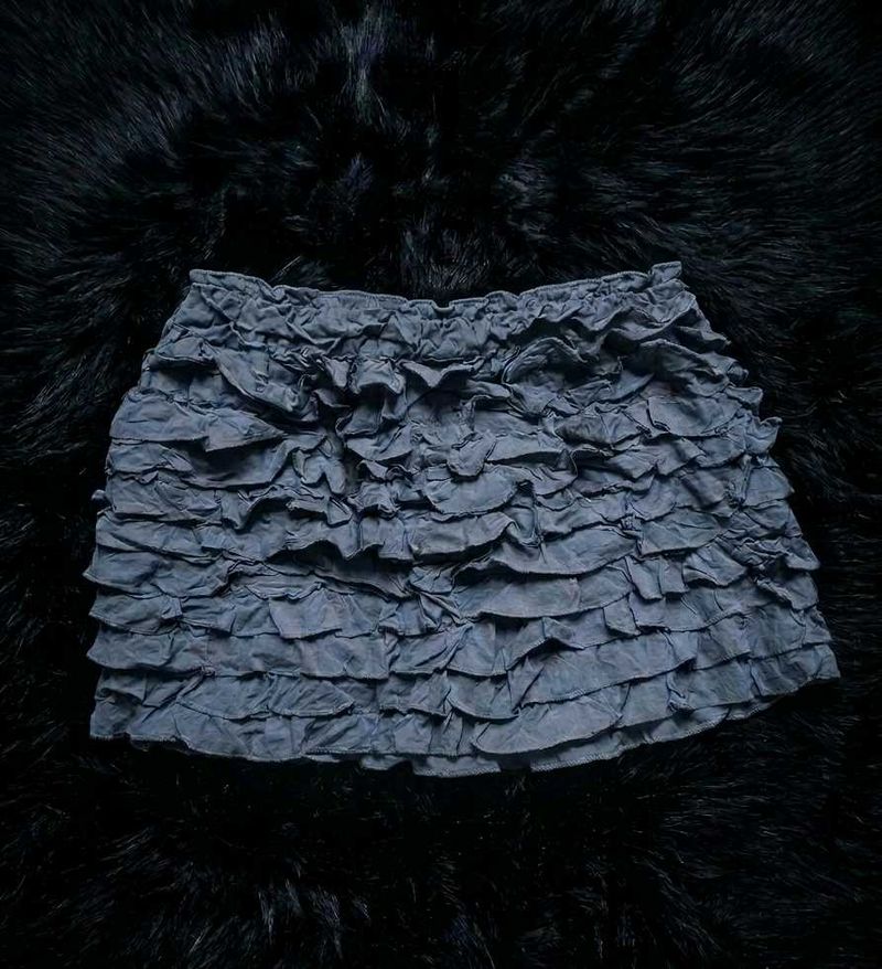 Ruffle Mini Skirt