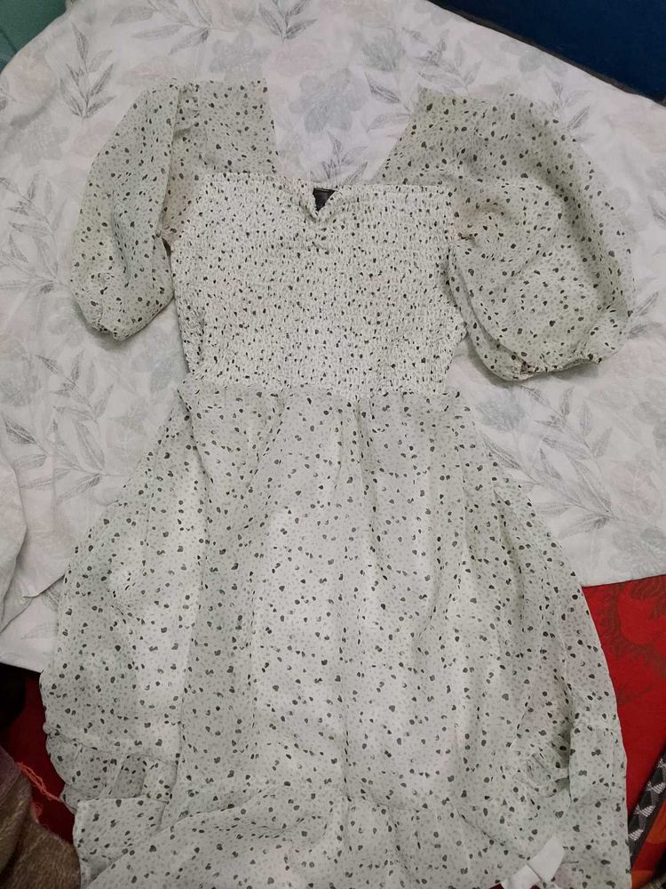 Polka Dot Mini Dress