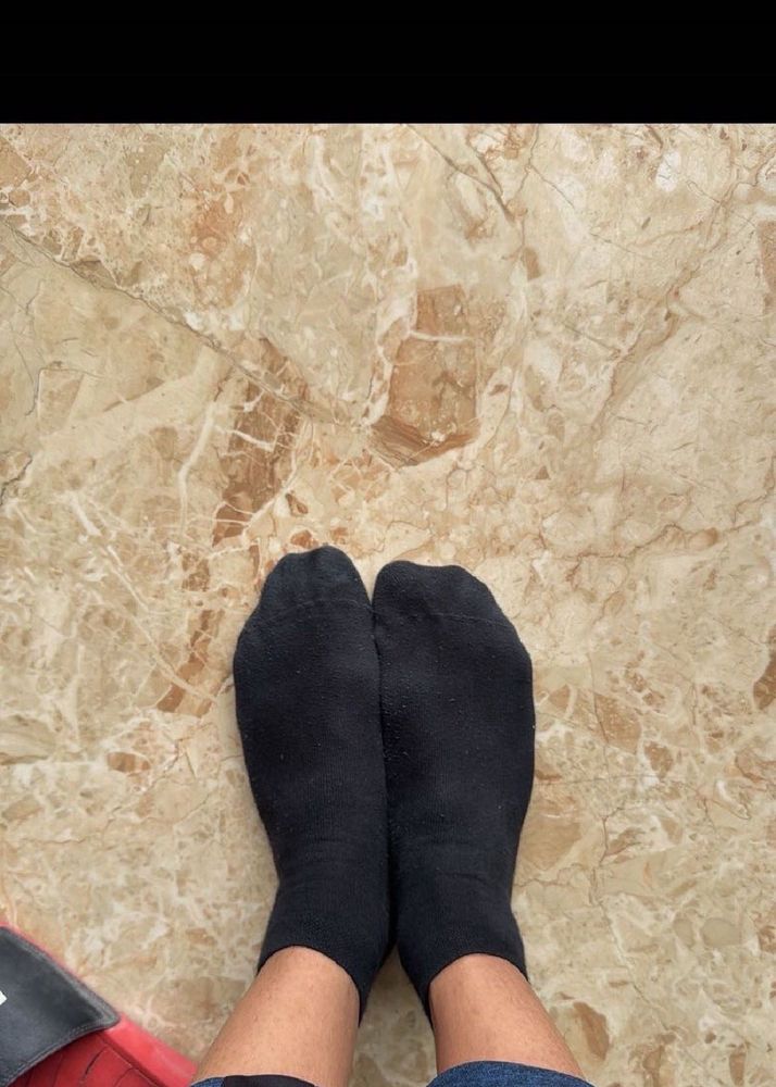 Classic Black Crew Socks