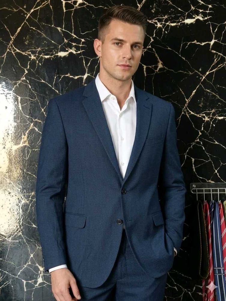 Men's Navy Blue Suit
