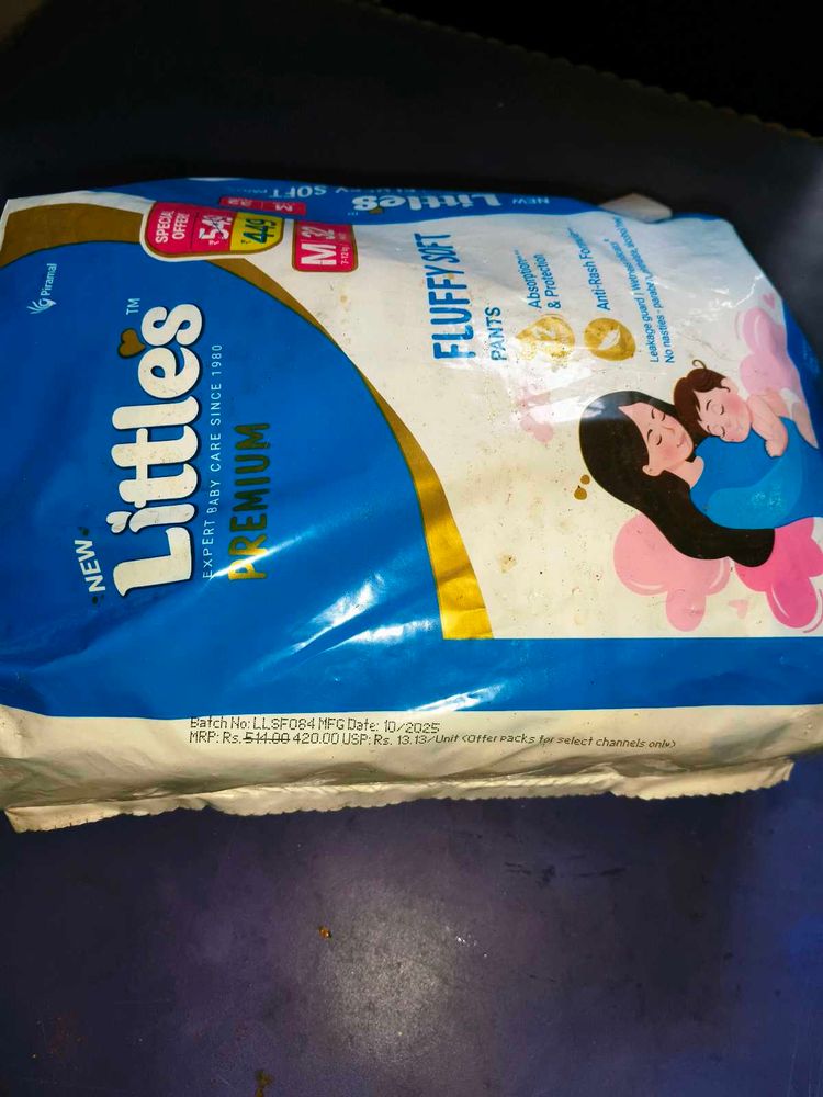 Little's Premium Diapers - Size M pack of 20