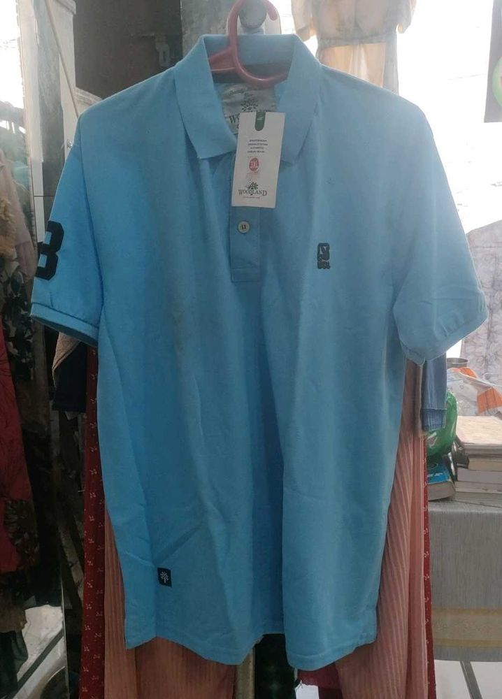 Sky Blue Men's Polo Shirt