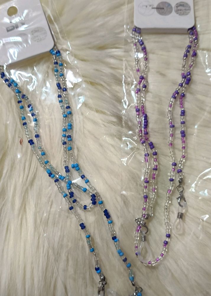 Coloured Beads Glass Chain Or Jeans Chain