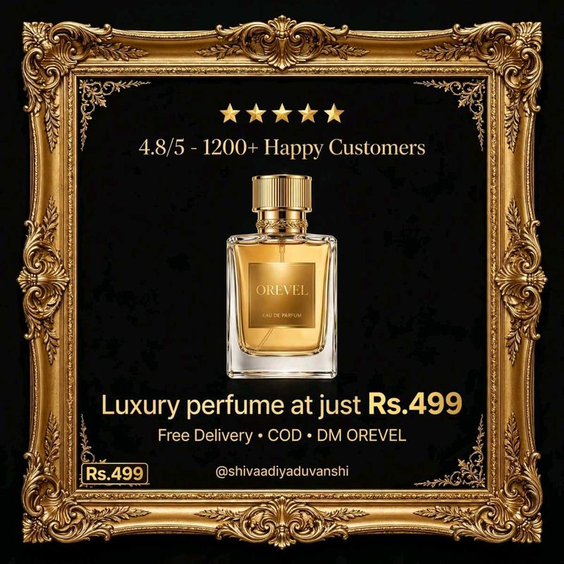 Luxury Oravel Eau de Parfum for Men and women both