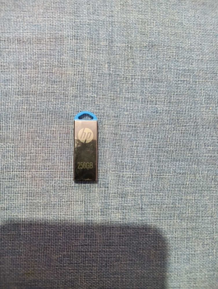 original silver HP 256GB USB pen Drive