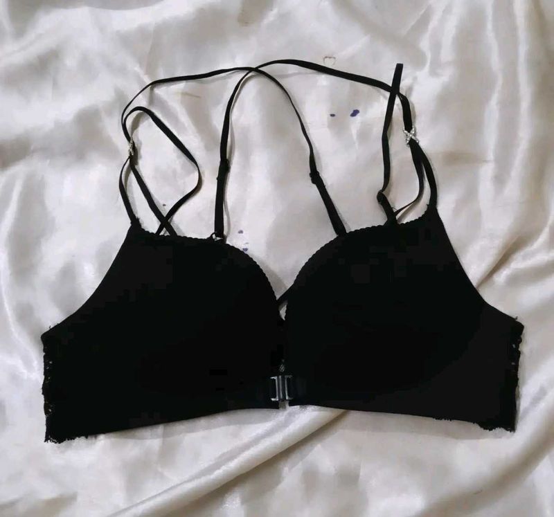 Stylish Black Lace Bra